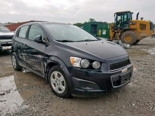 1G1JA6SH9D4115887 - 2013 CHEVROLET SONIC LS BLACK photo 1