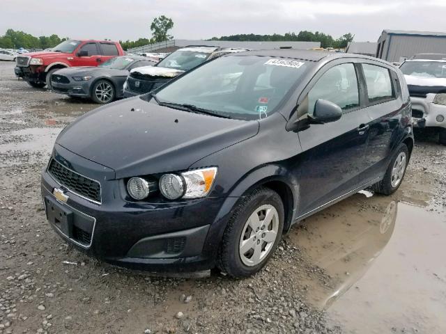 1G1JA6SH9D4115887 - 2013 CHEVROLET SONIC LS BLACK photo 2