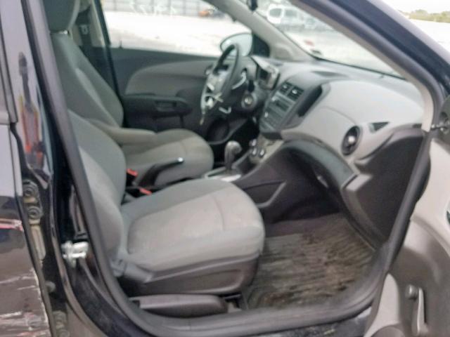 1G1JA6SH9D4115887 - 2013 CHEVROLET SONIC LS BLACK photo 5