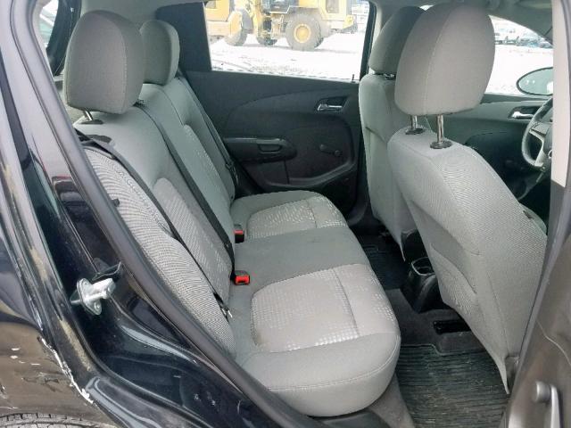 1G1JA6SH9D4115887 - 2013 CHEVROLET SONIC LS BLACK photo 6