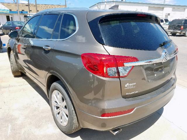 LRBFXBSA7HD125636 - 2017 BUICK ENVISION E BROWN photo 3