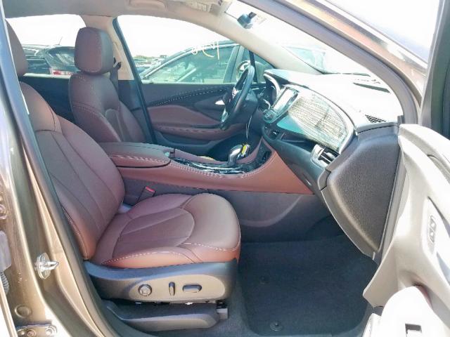 LRBFXBSA7HD125636 - 2017 BUICK ENVISION E BROWN photo 5