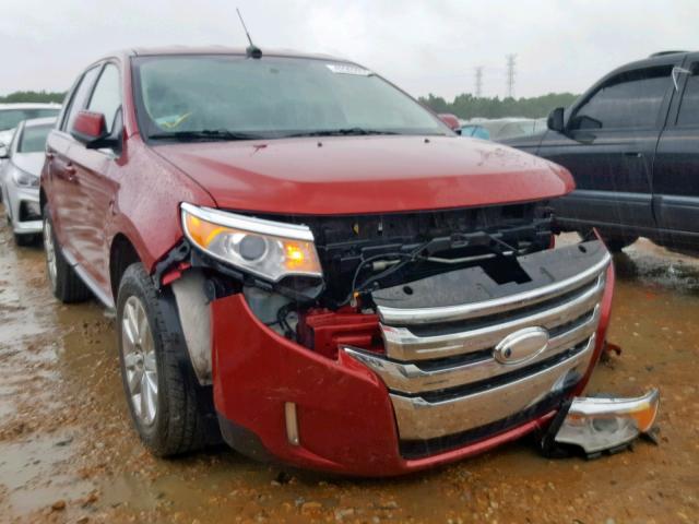 2FMDK3KCXEBA34548 - 2014 FORD EDGE LIMIT MAROON photo 1