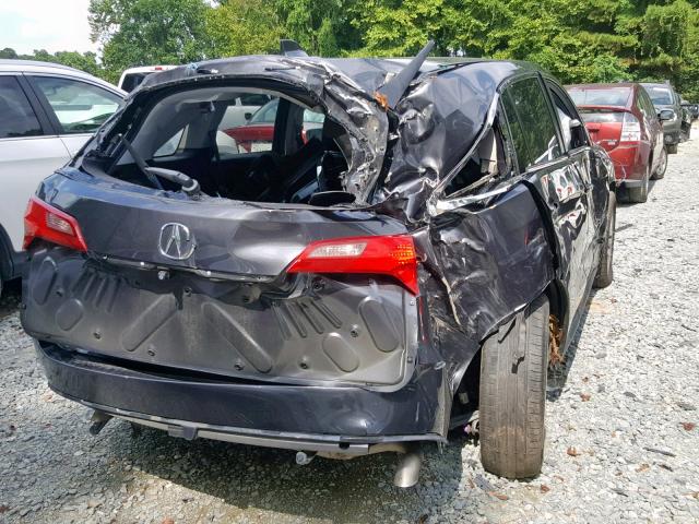 5J8TB4H33FL005019 - 2015 ACURA RDX GRAY photo 4