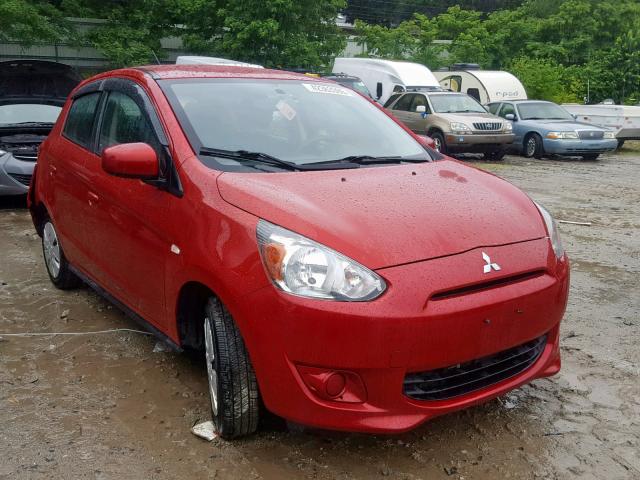 ML32A3HJ5FH046490 - 2015 MITSUBISHI MIRAGE DE RED photo 1