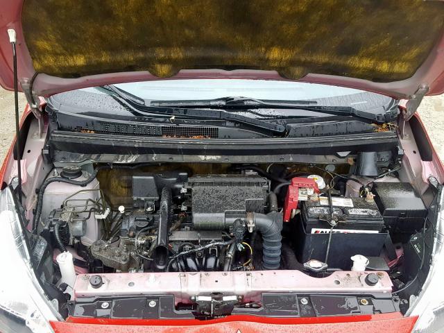 ML32A3HJ5FH046490 - 2015 MITSUBISHI MIRAGE DE RED photo 7