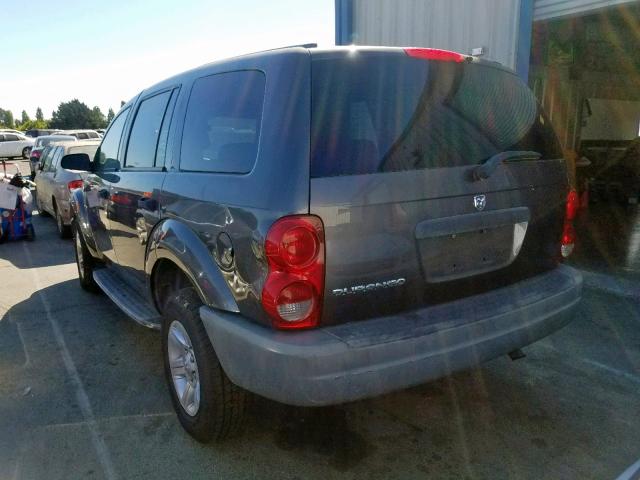 1D4HD38K74F117868 - 2004 DODGE DURANGO ST GRAY photo 3