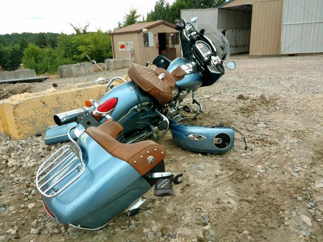 56KTRAAA4G3334342 - 2016 INDIAN MOTORCYCLE CO. ROADMASTER BLUE photo 4