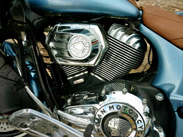 56KTRAAA4G3334342 - 2016 INDIAN MOTORCYCLE CO. ROADMASTER BLUE photo 7