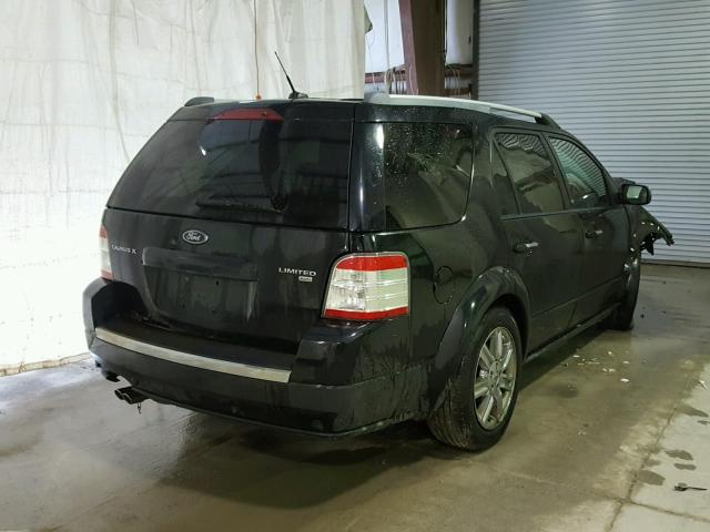 1FMDK06W48GA24016 - 2008 FORD TAURUS X L BLACK photo 4