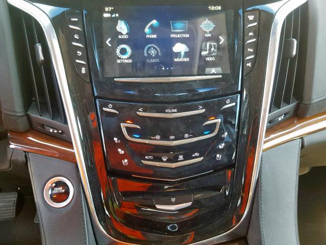 1GYS4JKJ4HR200325 - 2017 CADILLAC ESCALADE E BLACK photo 9