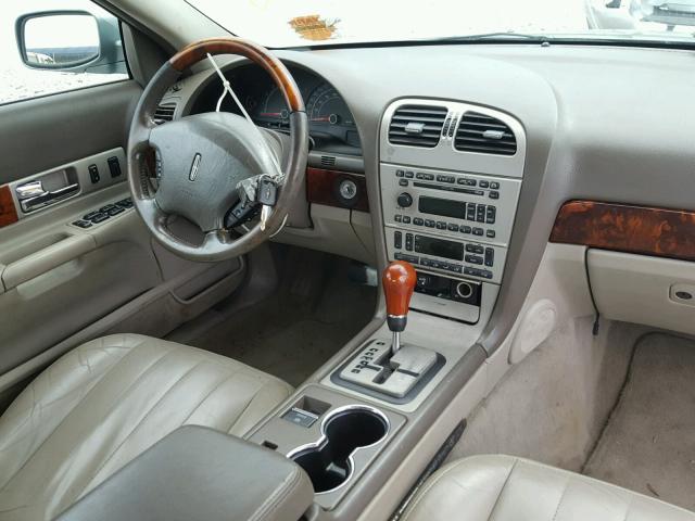 1LNHM86S94Y611033 - 2004 LINCOLN LS GREEN photo 9