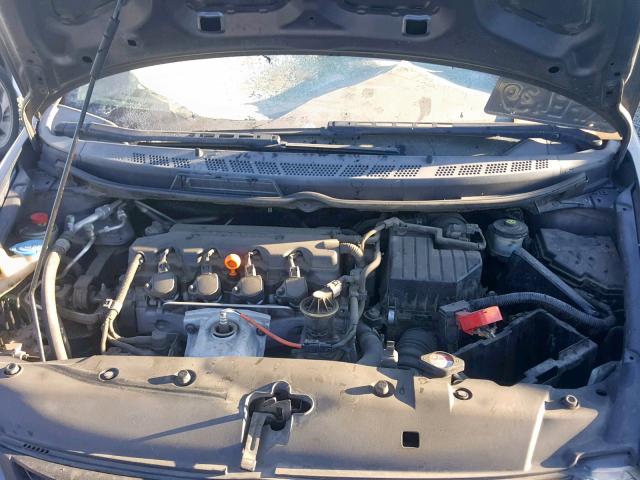 2HGFG12859H505220 - 2009 HONDA CIVIC EX GRAY photo 7