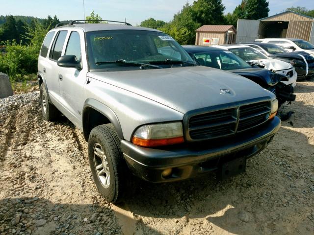 1B4HS38N52F176134 - 2002 DODGE DURANGO SP SILVER photo 1