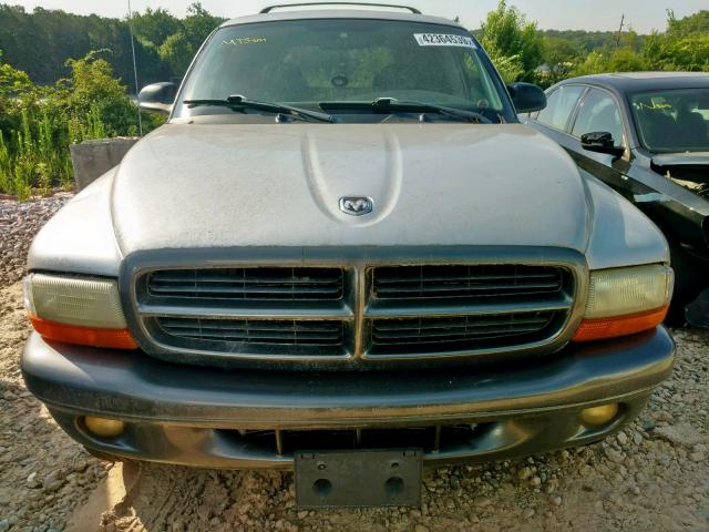 1B4HS38N52F176134 - 2002 DODGE DURANGO SP SILVER photo 9