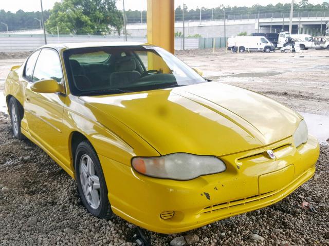 2G1WW12E029358594 - 2002 CHEVROLET MONTE CARL YELLOW photo 1