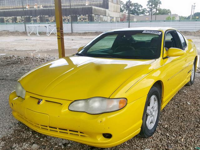 2G1WW12E029358594 - 2002 CHEVROLET MONTE CARL YELLOW photo 2