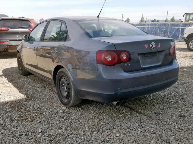 3VWGM31K68M012390 - 2008 VOLKSWAGEN JETTA 2.5L GRAY photo 3