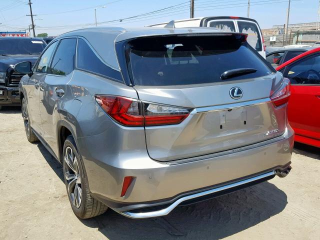 JTJGZKCA7J2001413 - 2018 LEXUS RX 350 L GRAY photo 3