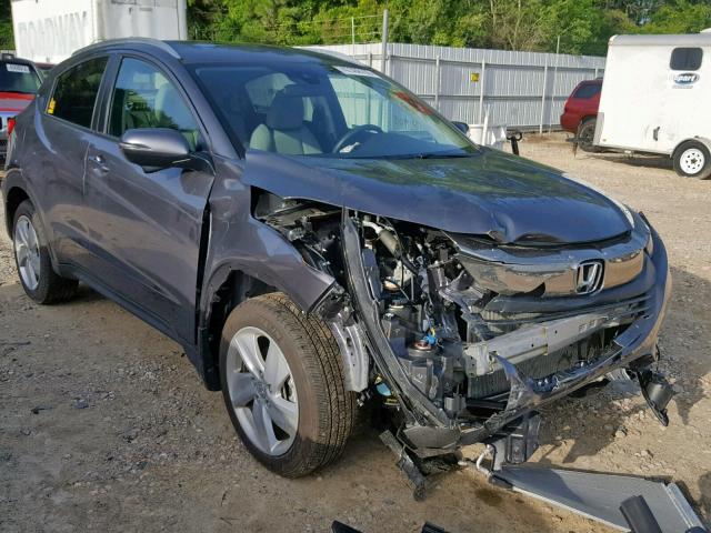 3CZRU6H57KM703068 - 2019 HONDA HR-V EX GRAY photo 1