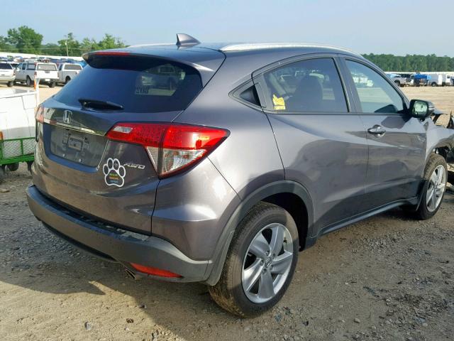 3CZRU6H57KM703068 - 2019 HONDA HR-V EX GRAY photo 4