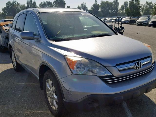 JHLRE48727C092368 - 2007 HONDA CR-V EXL SILVER photo 1