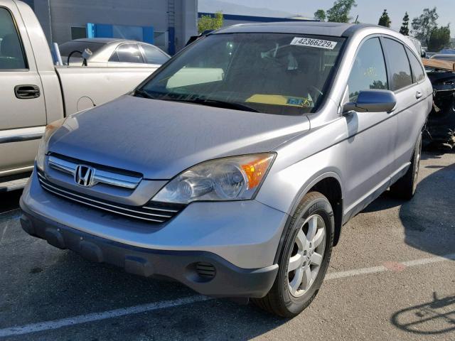 JHLRE48727C092368 - 2007 HONDA CR-V EXL SILVER photo 2