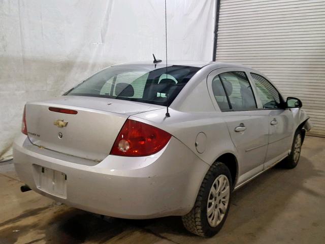 1G1AD5F55A7120385 - 2010 CHEVROLET COBALT 1LT SILVER photo 4