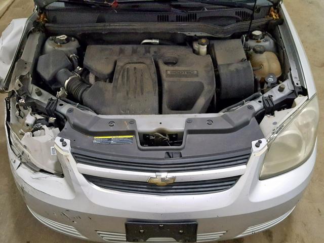 1G1AD5F55A7120385 - 2010 CHEVROLET COBALT 1LT SILVER photo 7