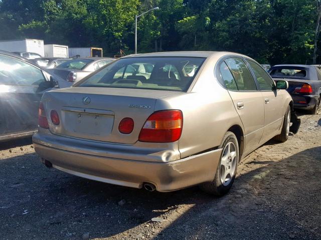 JT8BD68S9Y0098302 - 2000 LEXUS GS 300 GOLD photo 4