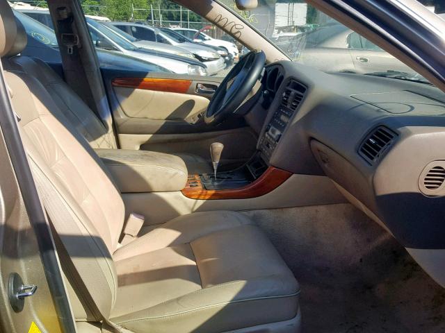 JT8BD68S9Y0098302 - 2000 LEXUS GS 300 GOLD photo 5