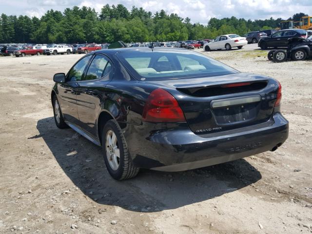 2G2WP552261214826 - 2006 PONTIAC GRAND PRIX BLACK photo 3