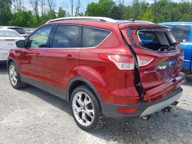 1FMCU9J9XFUA75658 - 2015 FORD ESCAPE TIT RED photo 3