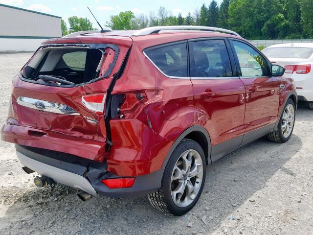 1FMCU9J9XFUA75658 - 2015 FORD ESCAPE TIT RED photo 4