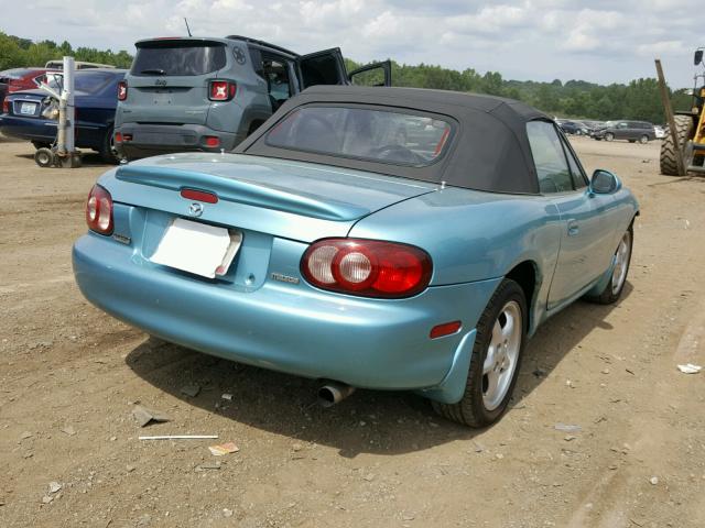 JM1NB353020231021 - 2002 MAZDA MX-5 MIATA BLUE photo 4