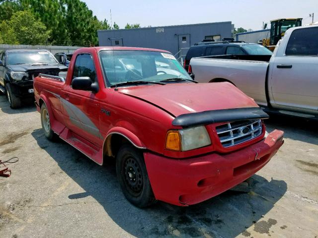 1FTYR10D82TA28566 - 2002 FORD RANGER RED photo 1