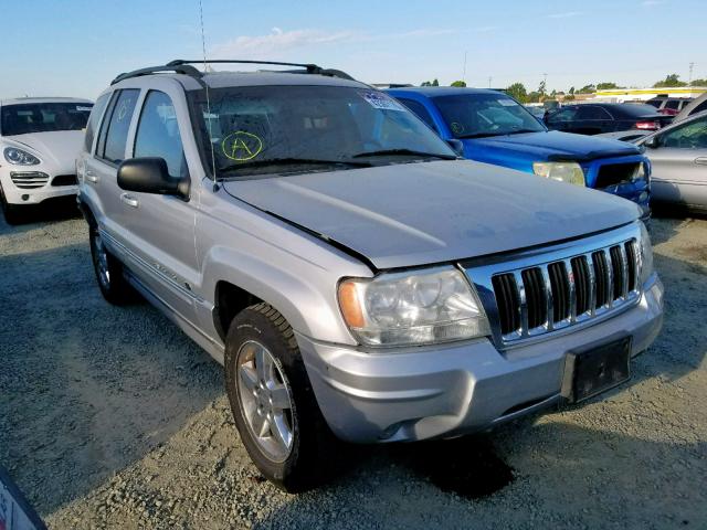 1J8GW68J44C200941 - 2004 JEEP GRAND CHER SILVER photo 1