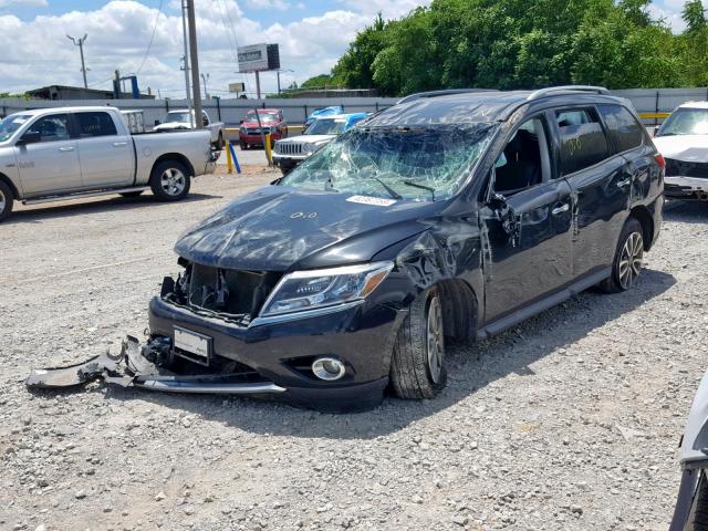 5N1AR2MM2FC656500 - 2015 NISSAN PATHFINDER GRAY photo 2