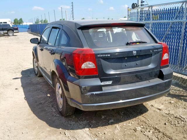 1B3HB28C69D232150 - 2009 DODGE CALIBER SE BLACK photo 3