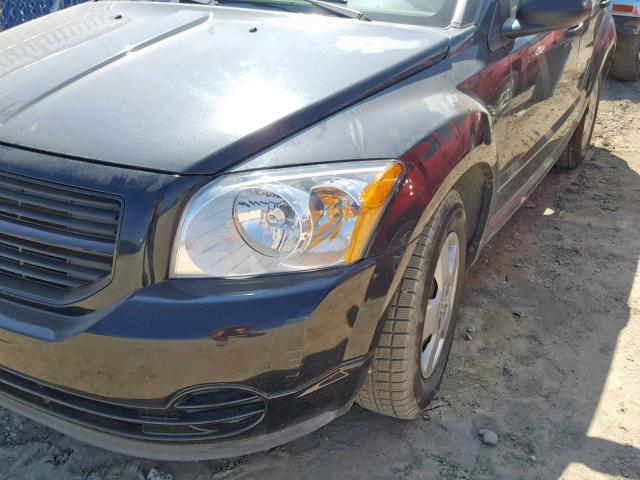 1B3HB28C69D232150 - 2009 DODGE CALIBER SE BLACK photo 9