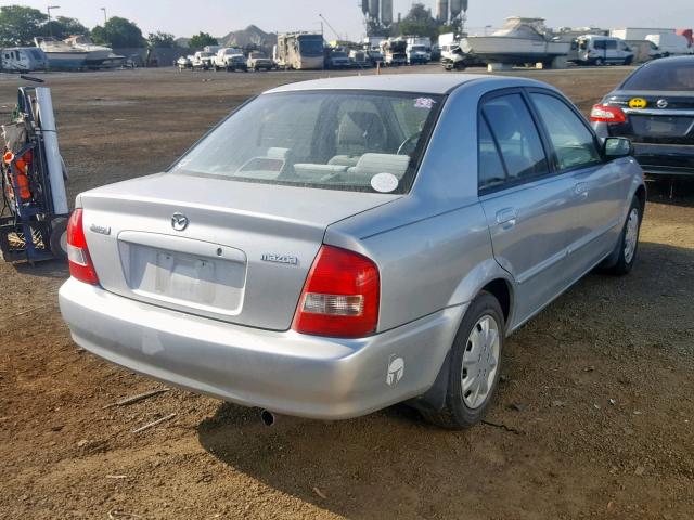 JM1BJ2222Y0290639 - 2000 MAZDA PROTEGE DX SILVER photo 4