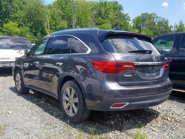 5FRYD3H87EB005254 - 2014 ACURA MDX ADVANC GRAY photo 3