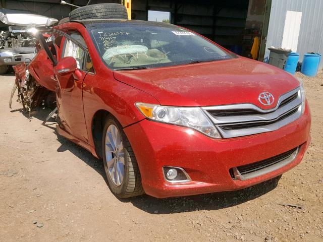 4T3ZA3BB3EU087545 - 2014 TOYOTA VENZA LE RED photo 1