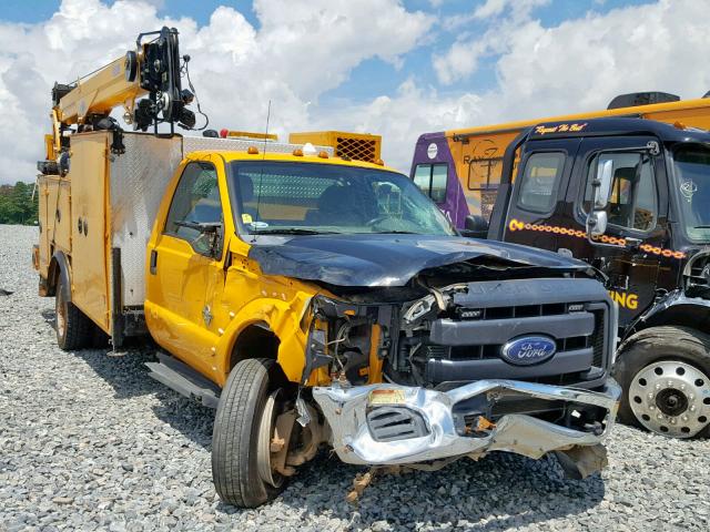 1FDUF5GT2BEC98338 - 2011 FORD F550 SUPER YELLOW photo 1