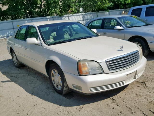 1G6KD54Y81U292665 - 2001 CADILLAC DEVILLE WHITE photo 1