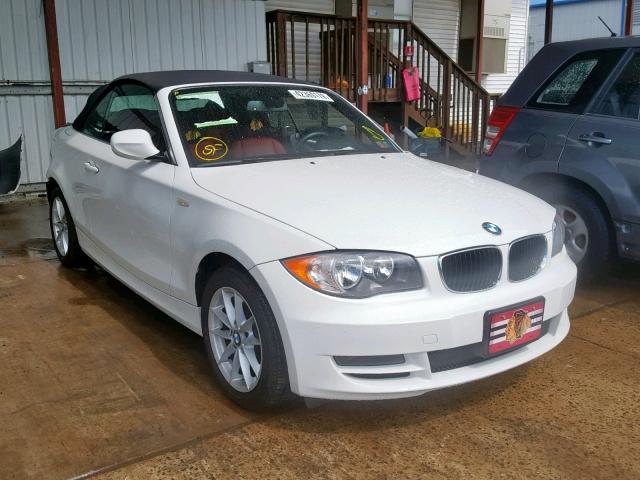 WBAUN1C50BVH83827 - 2011 BMW 128 I WHITE photo 1