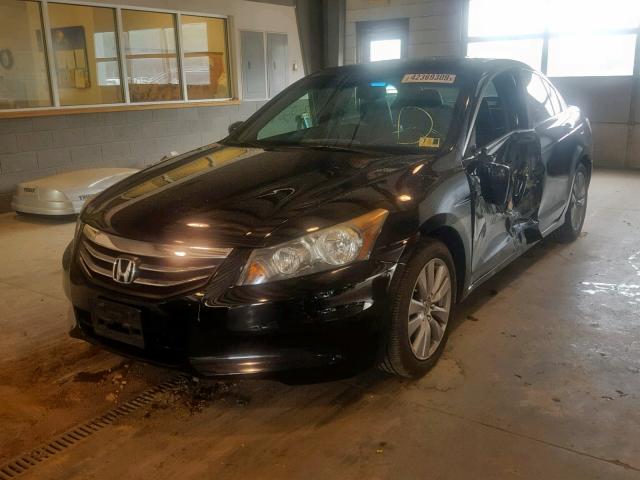 1HGCP2F80BA140226 - 2011 HONDA ACCORD EXL BLACK photo 2