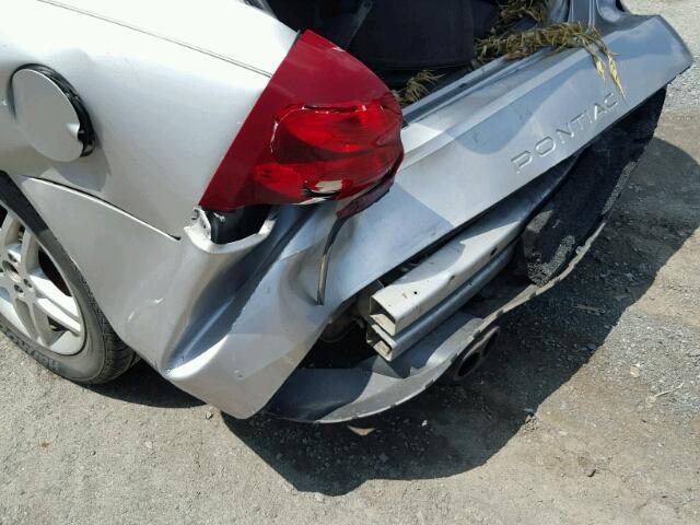 2G2WR554161288539 - 2006 PONTIAC GRAND PRIX SILVER photo 9