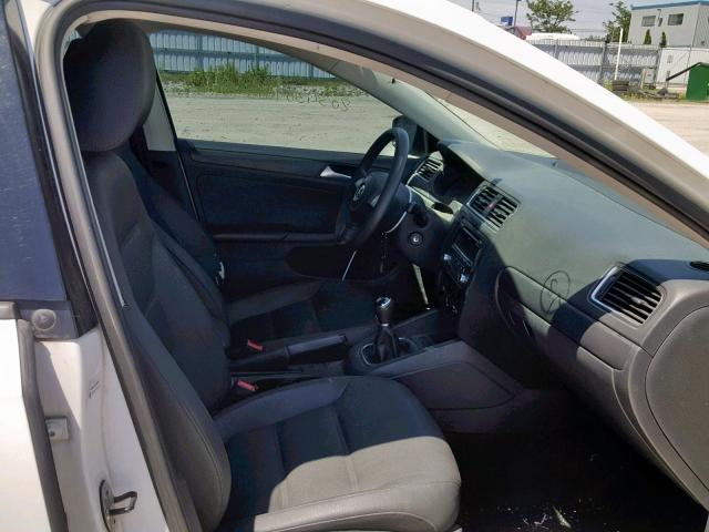 3VW1K7AJ7DM432194 - 2013 VOLKSWAGEN JETTA BASE 白色 照片 5