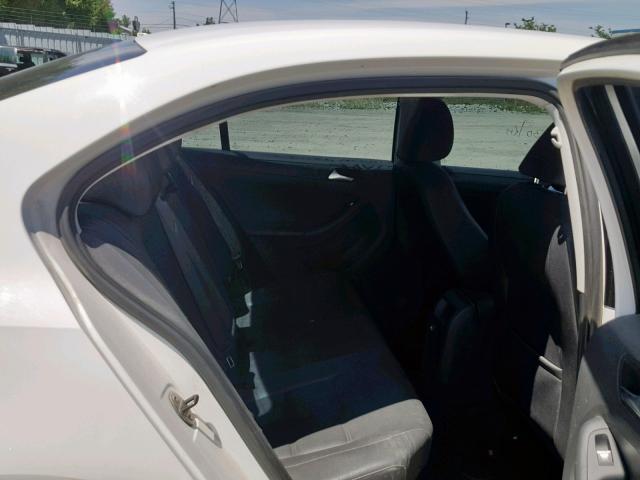 3VW1K7AJ7DM432194 - 2013 VOLKSWAGEN JETTA BASE 白色 照片 6